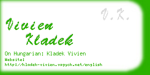 vivien kladek business card